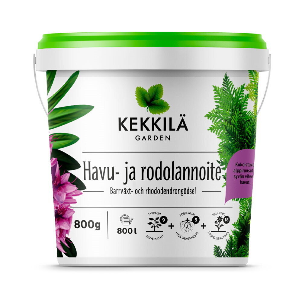 okaspuu- ja rodoväetis 0,8kg